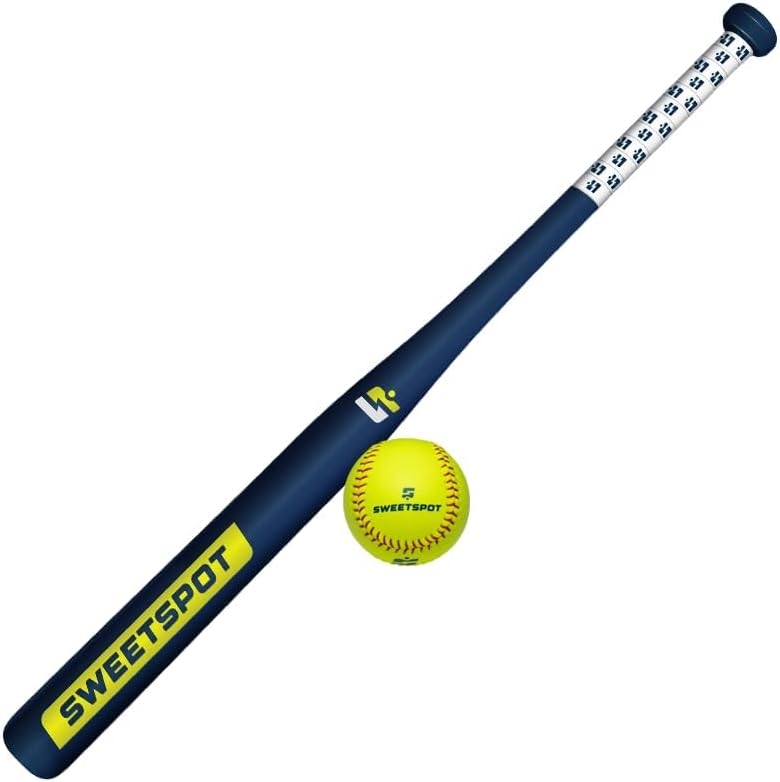 SweetSpot Baseball SweetSpot Plastic Softball Bat and Ball Combo Set | Backyard Softball Set for Youth, Kids, Teens, and Adults - Image 3